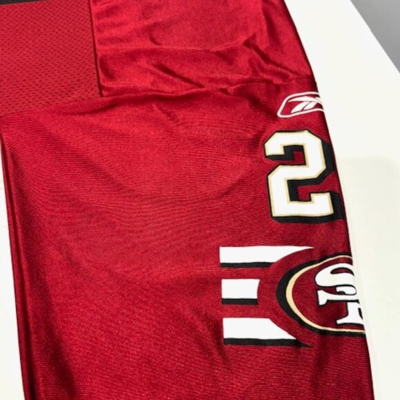 VTG Reebok, NFL #21 Frank Gore Mens Jersey San Francisco 49ers Football Size L - Picture 8 of 9